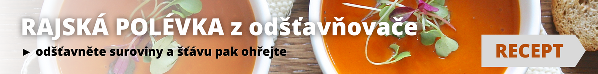 Rajčatová polévka z odšťavňovače
