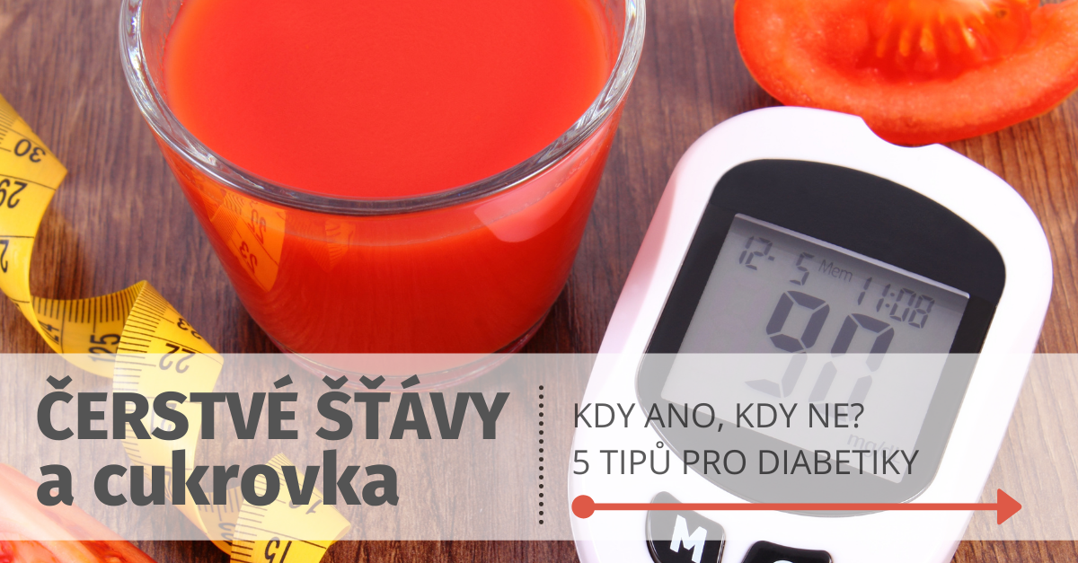 Odšťavňování a cukrovka: Můžou diabetici pít čerstvé šťávy?