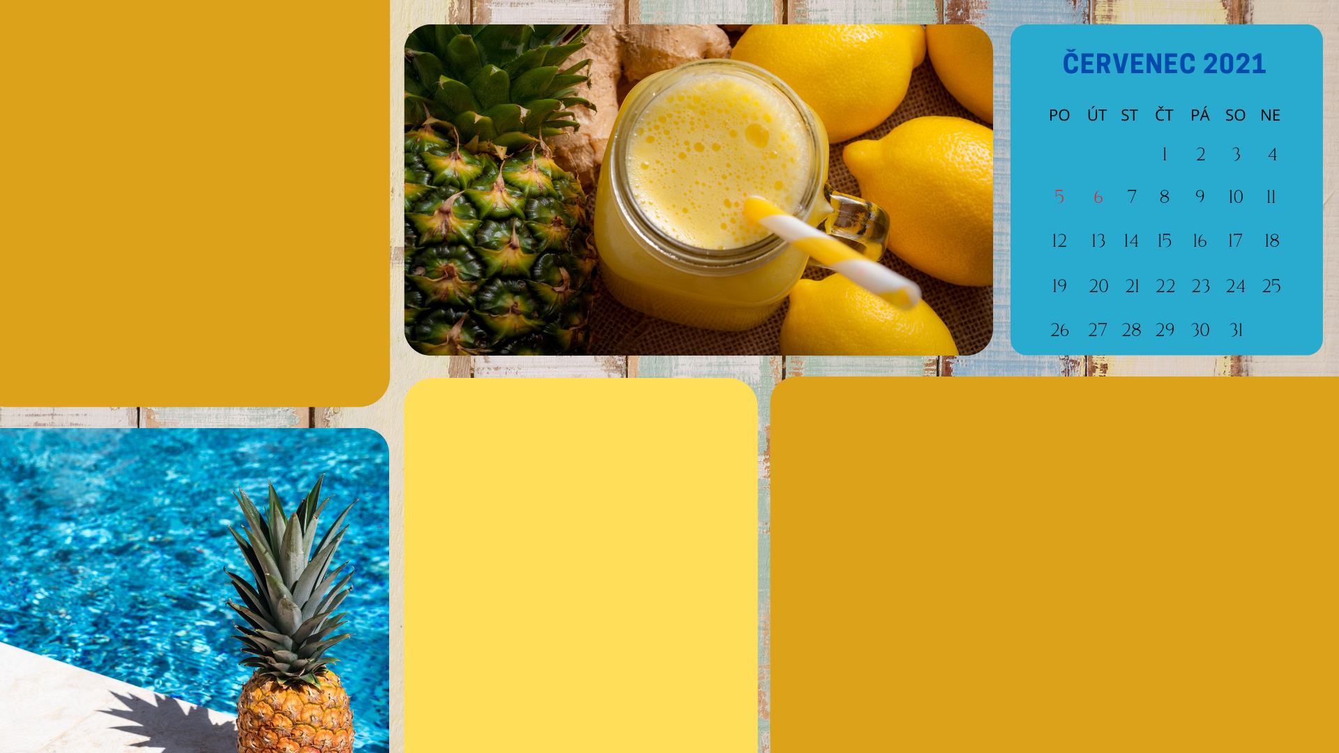 tapeta na plochu ananas